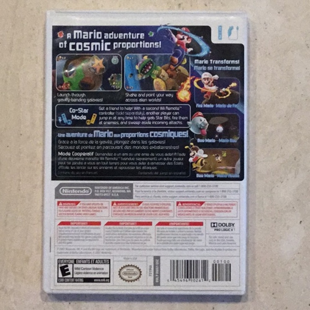 Super Mario Galaxy Wii Game Nintendo Selects Complete In Box - Picture 3 of 9